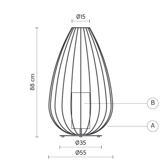 Садово-парковый фонарь Karman Cell M615-EXT