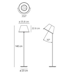 Торшер Artemide Choose 1136110A