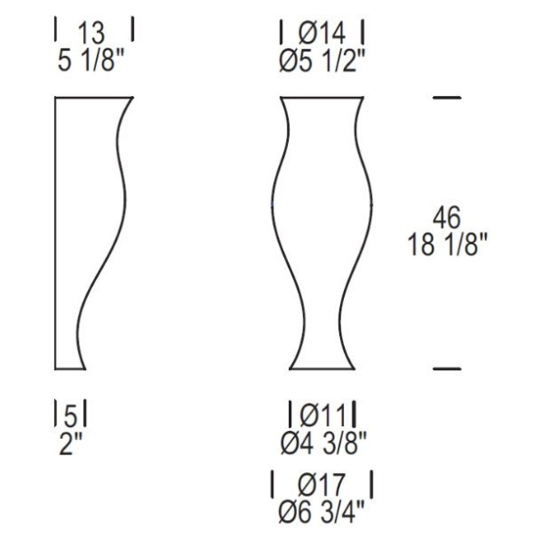 Настенный светильник Leucos Spring P 0004293
