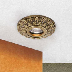 Встраиваемый спот (точечный светильник) Orion Leuchten Str 10-452 Patina/EBL