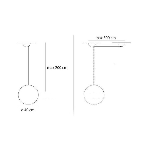 Подвесной светильник Artemide Aggregato A089412+A033100+A086000