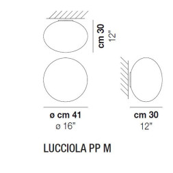 Потолочный светильник Vistosi Lucciola PP M E27 BC BC