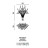 Бра Beby Garden Party 7810A01 Chrome Silver Cortina Swarovski Plaque
