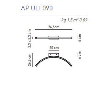 Настенный светильник Axo Light U-Light AP ULI 090 AP ULI 090 LED RU XX