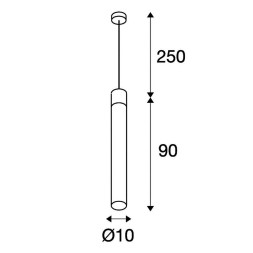 Подвесной светильник SLV Light pipe 134011