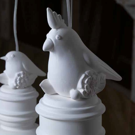 Керамическая птичка с хохолком Karman Via Rizzo 7 100SE695G