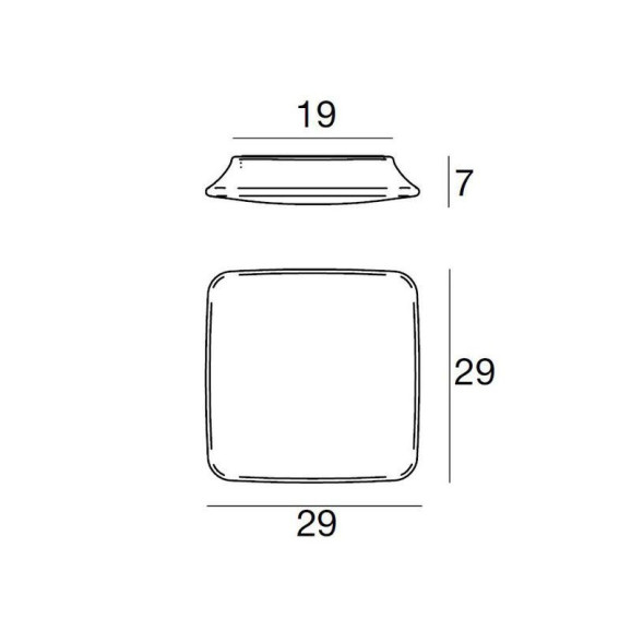 Настенно-потолочный светильник Linea Light MyWhite 7807N