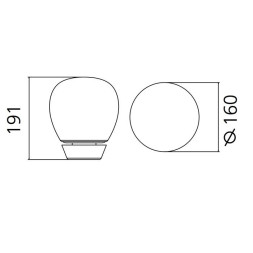 Настольная лампа Artemide Empatia 16 1813010A