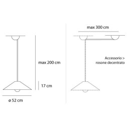 Подвесной светильник Artemide Aggregato A089400+A033200+A086000