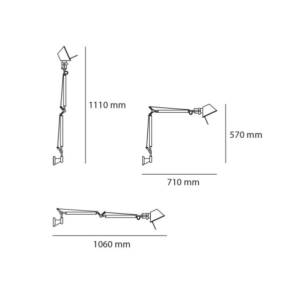 Бра Artemide Tolomeo A005600