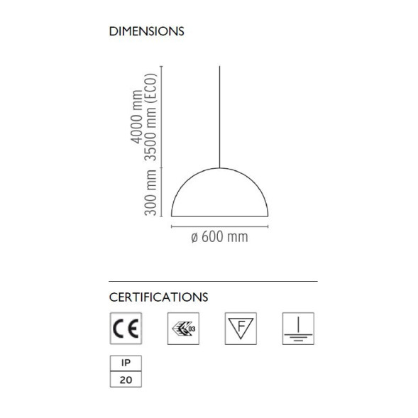 Подвесной светильник Flos Skygarden 1 ECO Glossy black F6411030