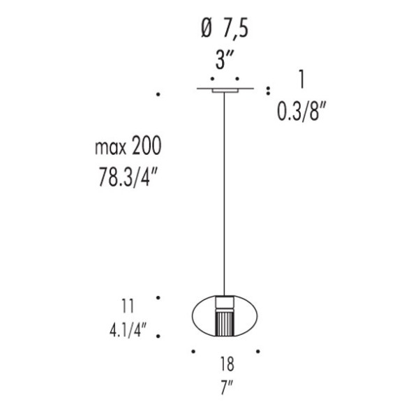 Подвесной светильник Leucos FAIRY S G INC 0003290