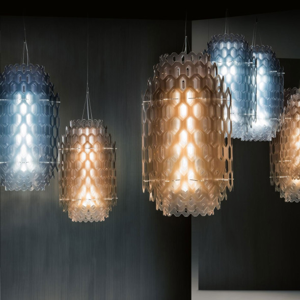 Подвесной светильник Slamp Chantal SUSPENSION M ORANGE CHN88SOS0002A_000