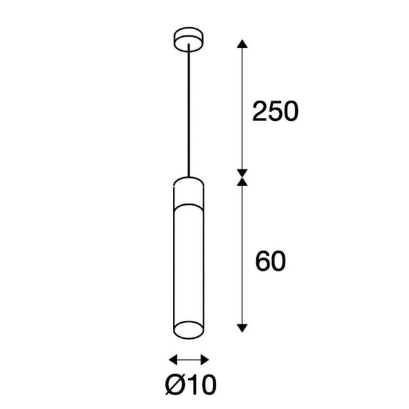 Подвесной светильник SLV Light pipe 134001