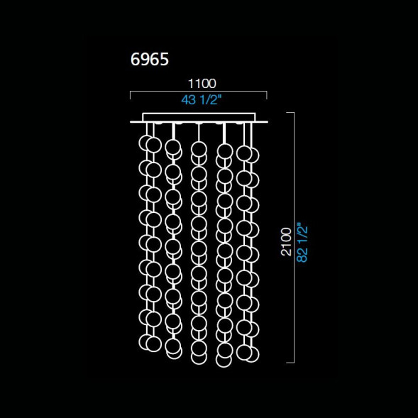 Каскад Barovier&amp;Toso Optical 6965/CC