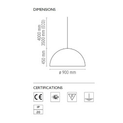 Подвесной светильник Flos Skygarden 2 ECO Matt gold F6421044