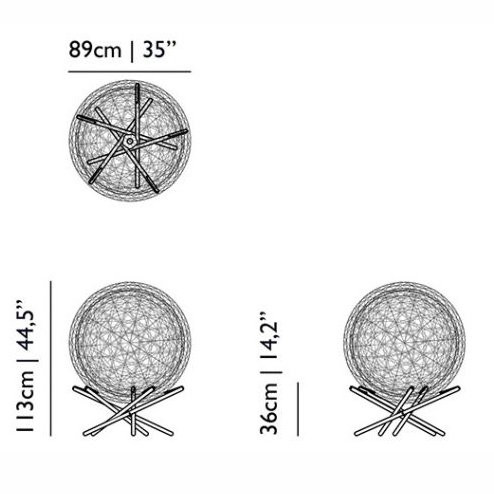 Напольный светильник MOOOI Raimond Tensegrity Floor R89 MOLLEDRF89