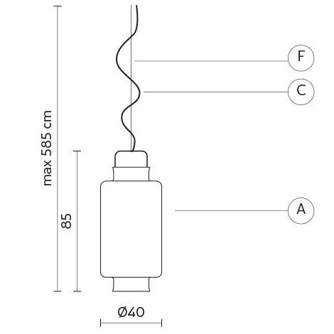 Уличный подвесной светильник Karman Kimono SE636V-EXT