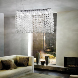 Подвесной светильник Vistosi Giogali SP RE1 E27 CR/TR CR