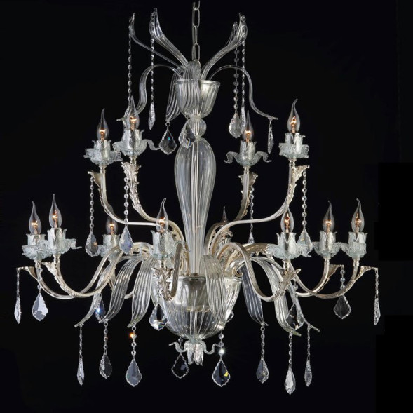 Люстра IlParalume MARINA 4430 1845/CH12/AV/TR