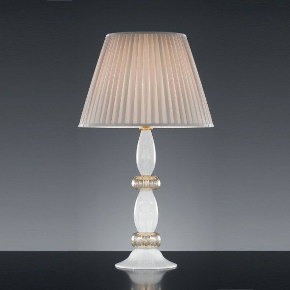Настольная лампа Vetri Lamp 101 Bianco/Oro 24 Kt.