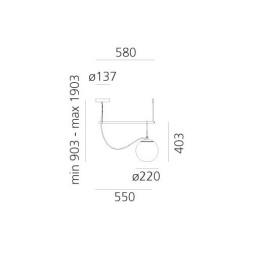Подвесной светильник Artemide nh 1273010A