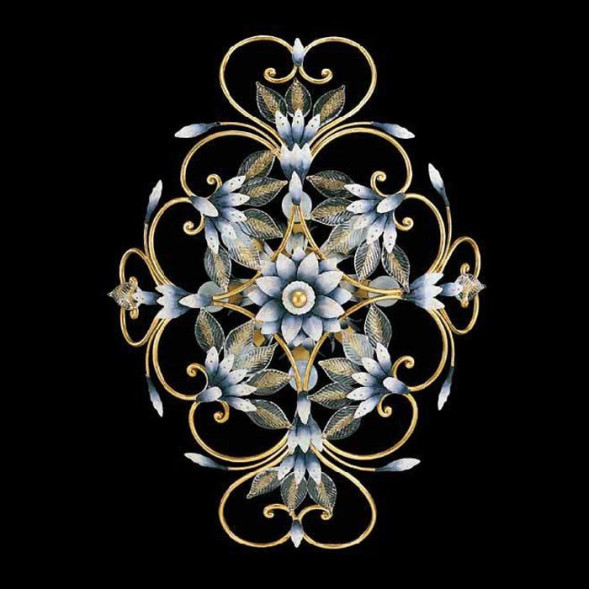 Настенный светильник Lucienne Monique Fiori Primaverili 1175·8