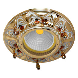 Встраиваемый спот (точечный светильник) FEDE Lighting Crystal De Luxe Palace FD1006ROPCL