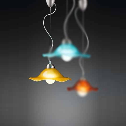 Подвесной светильник Vetri Lamp 1135/38 Giallo