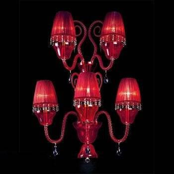 Бра Beby La Femme 7700A02 Chrome Red Sensuelle 280 Swarovski Almond