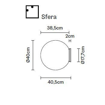 Настенно-потолочный светильник Fabbian Lumi F07 G31 01
