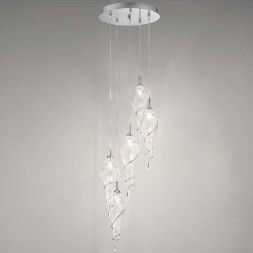 Подвесной светильник Renzo Del Ventisette Ohlala L14558/5 CC DEC. CROMO