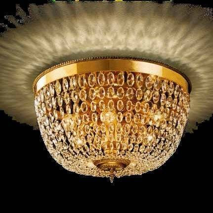 Потолочный светильник Beby Group Opera 2001/6PL Light gold CUT CRYSTAL