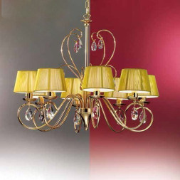 Люстра Orion Leuchten LU 1658/8 Gold + 8 Schirm 4462 gold