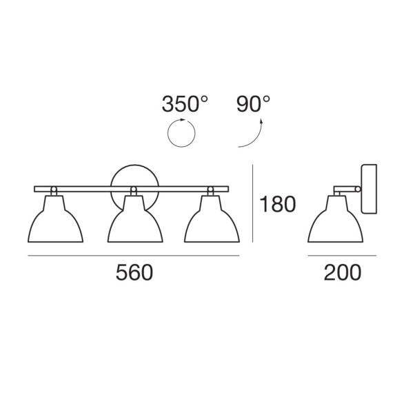 Бра Linea Light Campana 4403