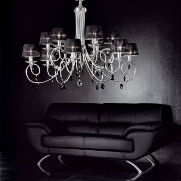 Люстра Effusionidiluce Zelia 5000.1125 Swarowsky Strass