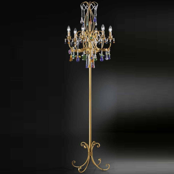 Торшер Beby Group Fruit 112/6FL Satin Gold multi murano