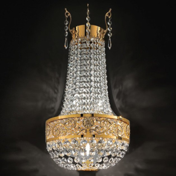 Настенный светильник Masiero Impero &amp; Deco VE 823 A3 CUT CRYSTAL