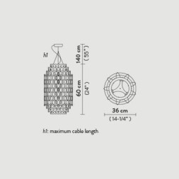 Подвесной светильник Slamp Chantal SUSPENSION S WHITE CHN88SOS0001W_000