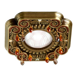 Встраиваемый спот (точечный светильник) FEDE Lighting Crystal De Luxe Palace FD1007RPBCL