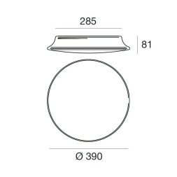 Настенно-потолочный светильник Linea Light MyWhite 7806E