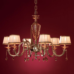 Люстра Euroluce Impero L6 Amber Shade 31/11