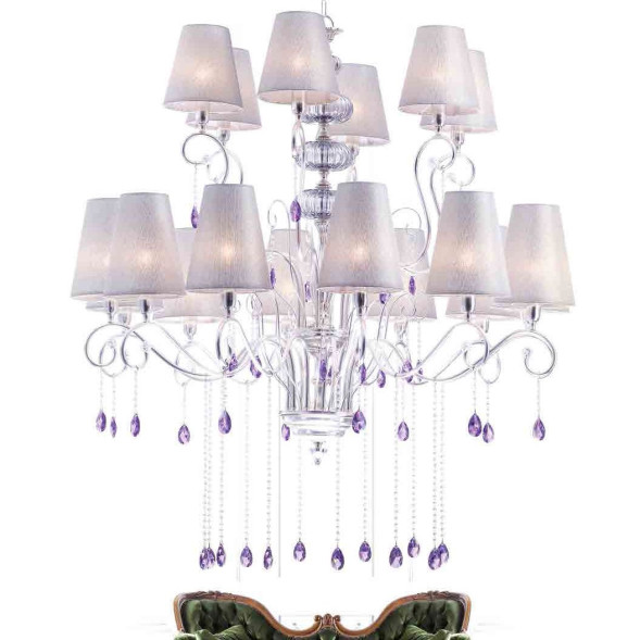 Люстра IlParalume MARINA 5514 1630/CH18 AV