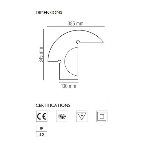 Настольная лампа Flos Biagio F0700000