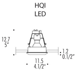 Встраиваемый спот (точечный светильник) Leucos MIRA 2 0002890