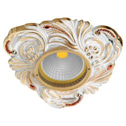 Встраиваемый спот (точечный светильник) FEDE Lighting Crystal De Luxe Palace FD1009ROPCL