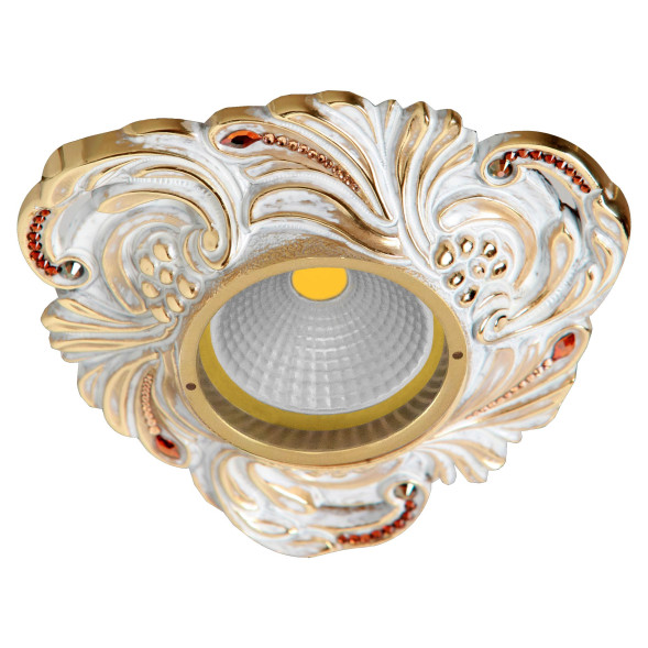 Встраиваемый спот (точечный светильник) FEDE Lighting Crystal De Luxe Palace FD1009ROPCL