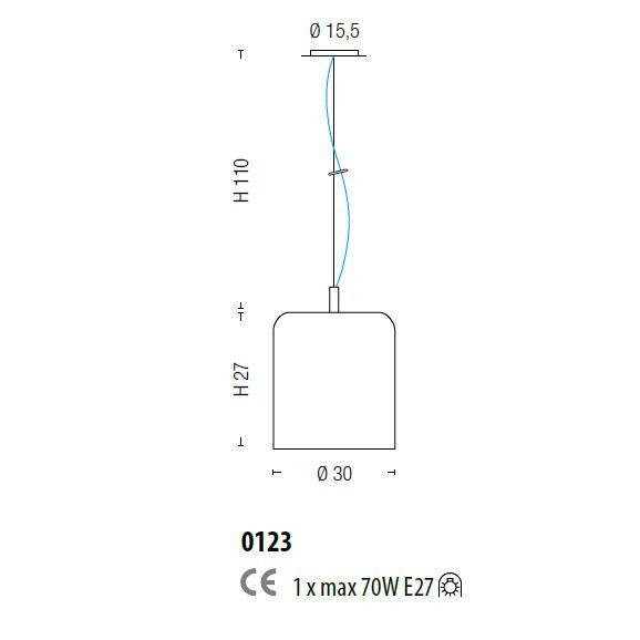 Подвесной светильник Sylcom Mask 0123 AV