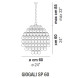 Подвесной светильник Vistosi Giogali SP 60 E27 BC CR