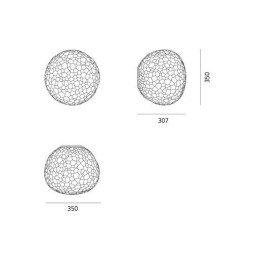Настенно-потолочный светильник Artemide Meteorite 1701010A